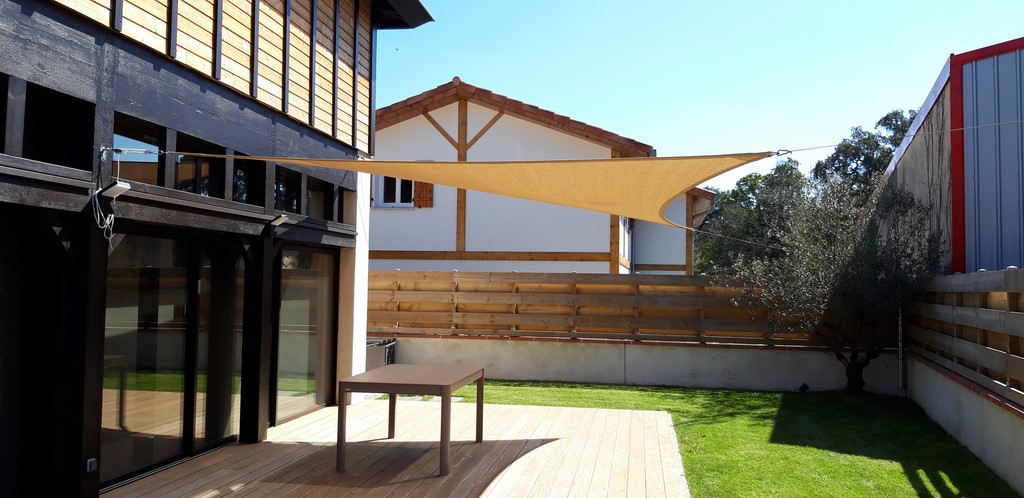 voile d'ombrage à Moliets