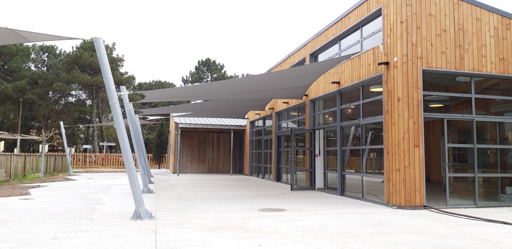 voile d'ombrage à soustons