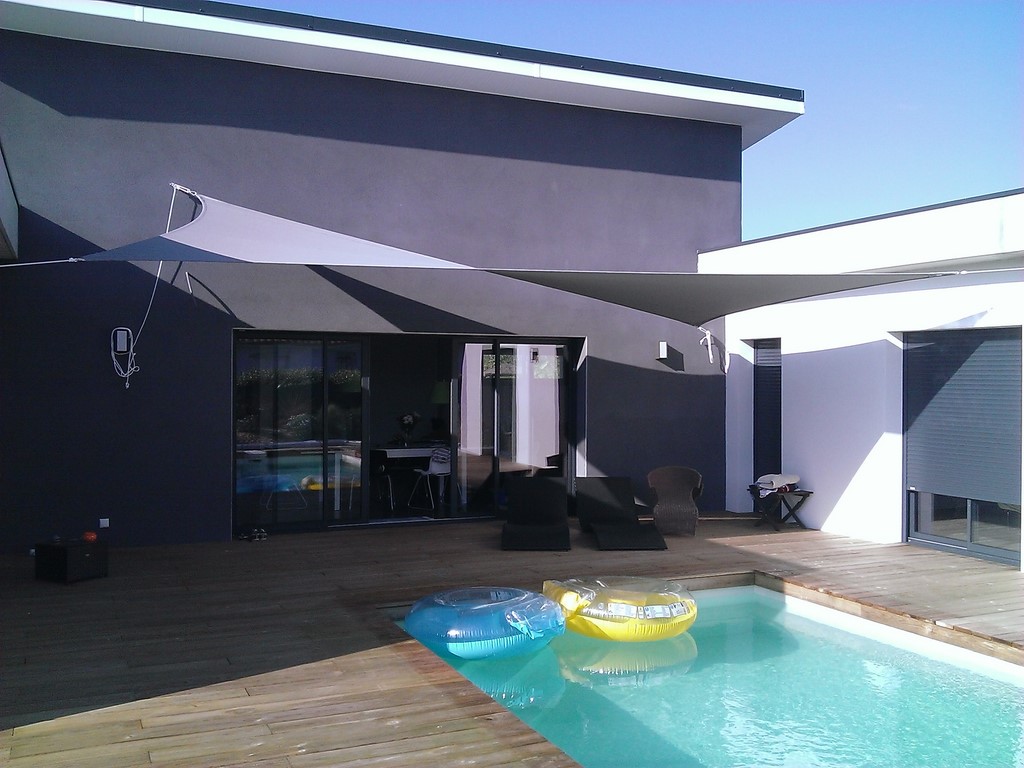 voile d'ombrage à Tosse