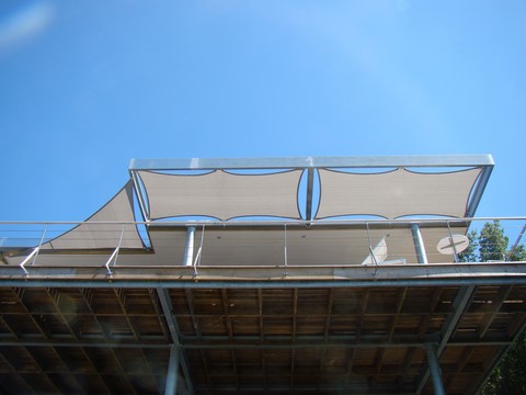 voile d'ombrage à seignosse