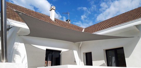 voile d'ombrage sur mesure Anglet