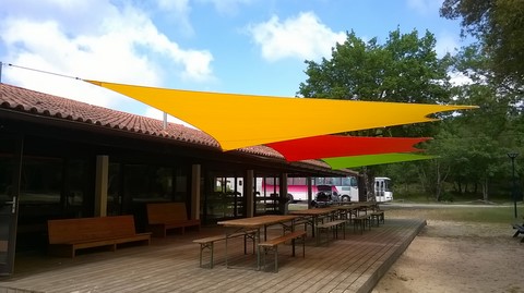 voile d'ombrage Mimizan
