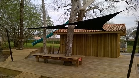 voile d'ombrage à Léon